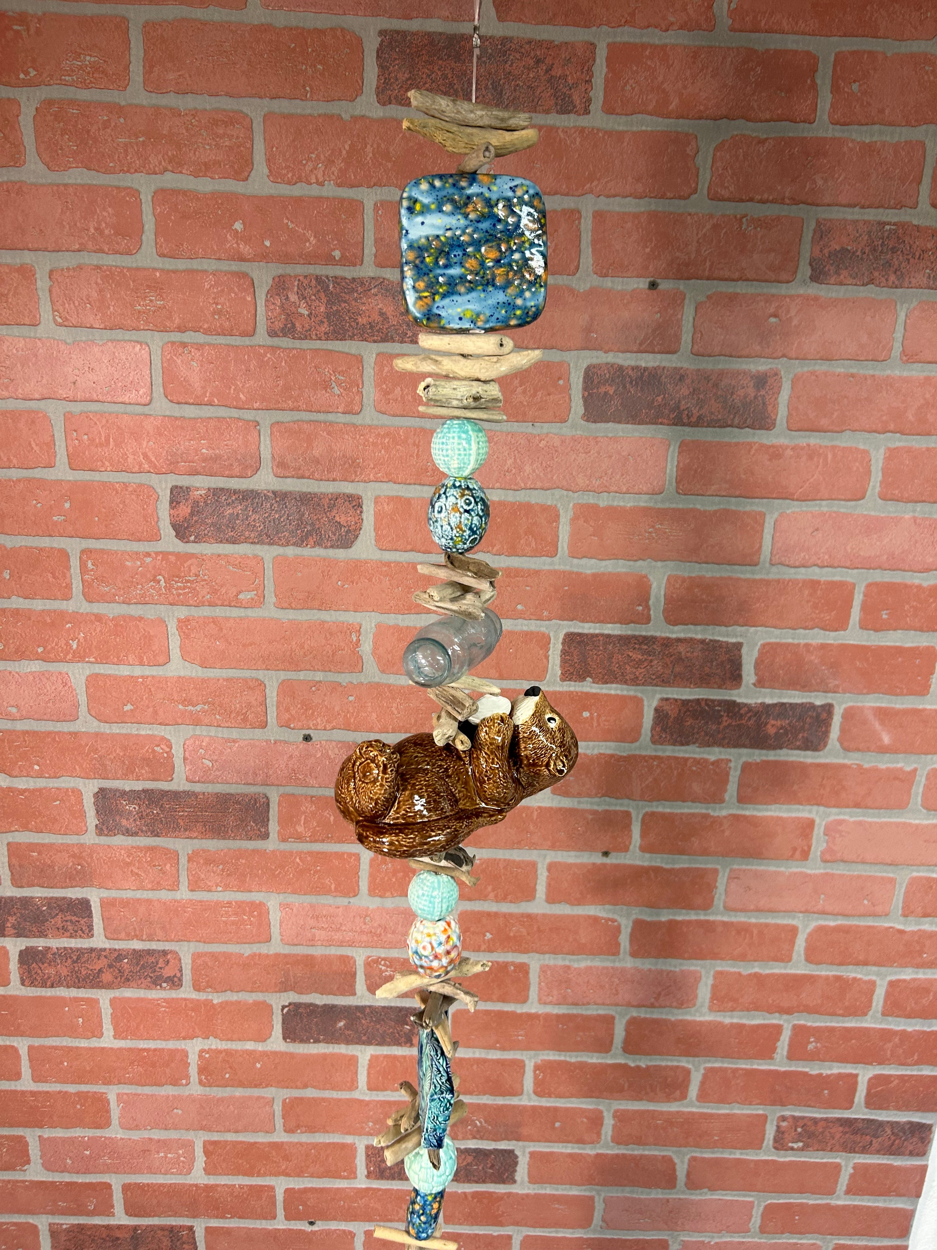 Sea Otter Wind Chime large